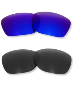 Replacement Lenses for Oakley Holbrook OO9102 Bundle - Deep Blue & Black