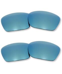 Replacement Lenses for Oakley Holbrook OO9102 Bundle - Ice Blue Mirror & Ice Blue Mirror