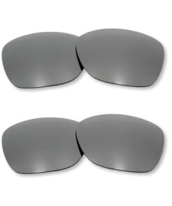 Replacement Lenses for Oakley Holbrook OO9102 Bundle - Silver Mirror & Silver Mirror