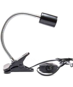 Reptile Adjustable Lamp Holder Black - Dimmable