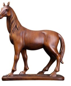 Resin Horse Art Figurine Decorative - 23cm