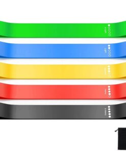 Resistance Band TPE Elastic Resistance Bands Sports Yoga Kits - Set of 5