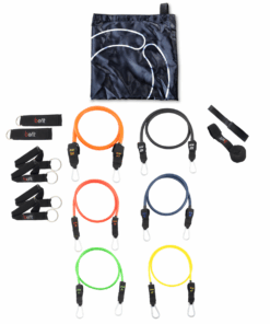 Resistance Bands - 14 Piece Set - Total 100 kg