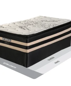 Restonic Bali 137cm (Double) Medium Bed Set Standard Length