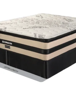 Restonic Bazaruto 183cm (King) Medium Bed Set Extra Length