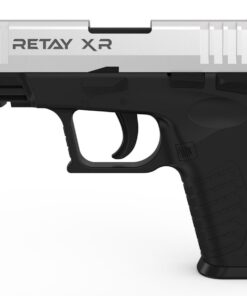 Retay XR Chrome Blank Gun (10 Blanks & Holster)