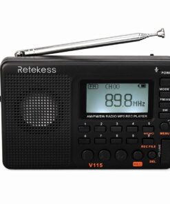Retekess V-115 Full Band Radio FM AM Portable MP3 Player