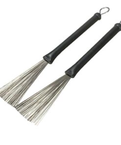 Retractable Stainless Steel Drum Wire Brushes - 2 Pack
