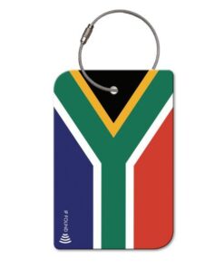 Retreev Smart NFC & QR Code Luggage Tag: Secure Bag Retrieval - SA Flag