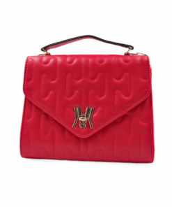 Retro Envelope Style Red Crossbody Bag