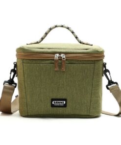 Reusable Picnic Cooler Bag Lunch Box - SD - Green