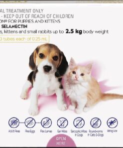 Revolution Puppy/Kitten 6% Pink 3 Pip