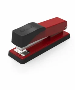 Rexel Standard 100 Half Strip Metal Stapler Red