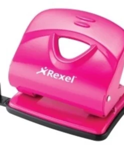 Rexel V230 2 Hole Metal Punch Pink