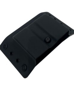 R&F Holsters - 9mm/ .40 S&W Double Stack Double Mag Pouch, Black Kydex, OWB