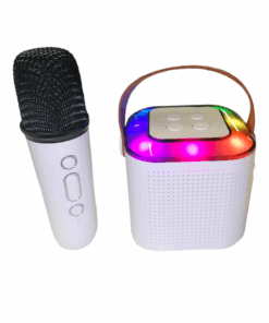 RGB Light Karaoke Machine +Microphone -Supports Memory Card