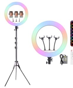 RGB Ring Light 18' inch with Tripod Stand MJ18