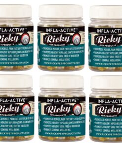 Ricky Infla-Active 60s Capsules with Buchu Bulk Pack of 6 units