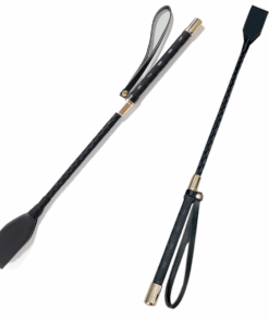 Riding Crop for Horse Whip Leather Equestrian Jump Training Accessory 2Pack