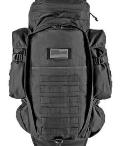Rifle Bag Backpack For Rifle Pack Foldable Hikers + South Africa Patch - Black