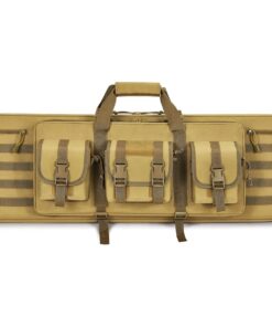 Rifle Gun Bag Long Double Rifle Backpack Classic Tactical Rifle Gun Case - Khaki