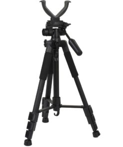 Rifle Shooting Rest Aluminum Tripod with V Yoke Bracket - 53cm to 150cm