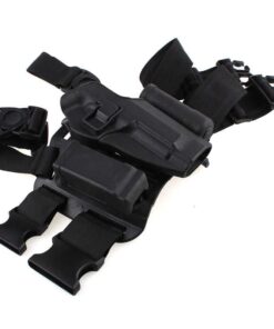 Right Side Thigh Belt Pistol Gun Holster for Beretta M9 92 96 92fs - Black