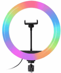 Ring Light - Ring Light with Stand and Camera Holder - RGB Lights LED 26CM