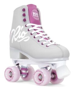 Rio Roller Script Roller Skates - Grey/Purple - UK 4