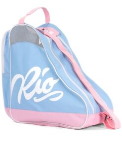 Rio Roller Script Skate Bag - Blue, Pink