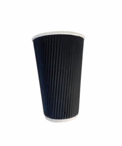 Ripple Paper Coffee Cup - Coffee - Eco Friendly - 250ml - Brown - Black