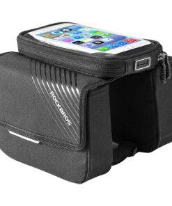 Rockbros Bicycle Top Tube Pannier Bag with Touch Screen Phone Case