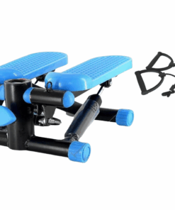 Rockman ProStep Fitness Machine with Resistance Bands - Blue