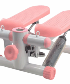 Rockman ProStep Fitness Machine with Resistance Bands - Pink
