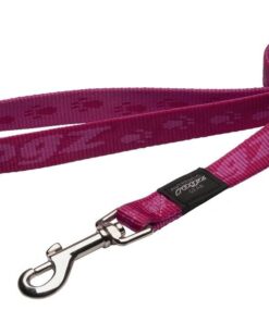 Rogz - Alpinist 20mm Fixed Dog Lead - Pink