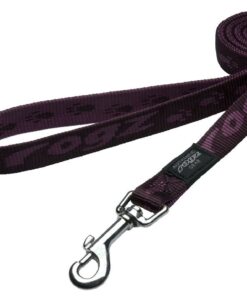 Rogz - Alpinist 20mm Fixed Dog Lead - Purple