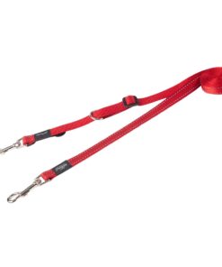 Rogz Control Multi Lead Large 20mm - Red