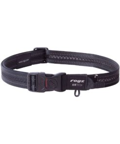 Rogz Dog AirTech Classic Collar, Extra Large - Nightsky Black