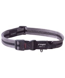 Rogz Dog AirTech Classic Collar, Extra Large - Platinum Grey