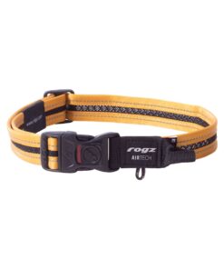 Rogz Dog AirTech Classic Collar, Large - Burnt Ochre