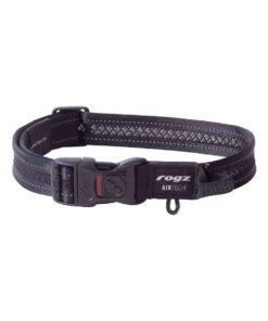 Rogz Dog AirTech Classic Collar, Large - Nightsky Black