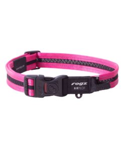 Rogz Dog AirTech Classic Collar, Large - Sunset Pink