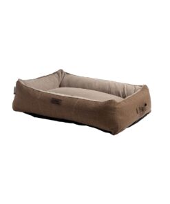 Rogz Dog Bed, Lounge Walled Rectangular, Extra Large - Brown