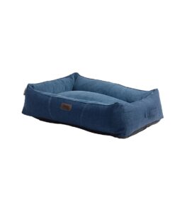 Rogz Dog Bed, Lounge Walled Rectangular, Extra Large - Navy