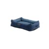 Rogz Dog Bed, Lounge Walled Rectangular, Large - Navy