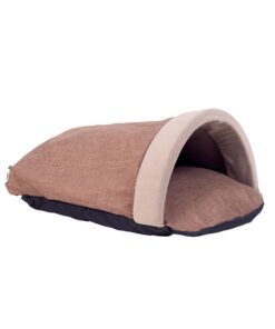 Rogz Dog Bed, Nova Cave, Large - Brown