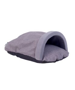 Rogz Dog Bed, Nova Cave, Medium - Grey