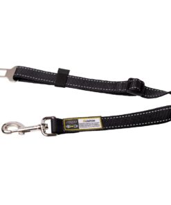 Rogz Dog Car-Safe Seat Belt Clip, Utility, Black