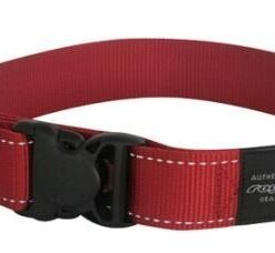 Rogz Dog Collar Classic, Utility, Extra Extra Large 40mm - Red