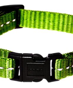 Rogz Dog Collar Classic, Utility, Medium 16mm - Lime